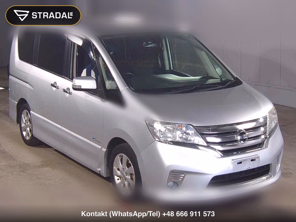 NISSAN SERENA 5D HIGHWAY STAR S-HYBRID V SELECTION 2013, aukcja z Japonii, zdjęcie 1