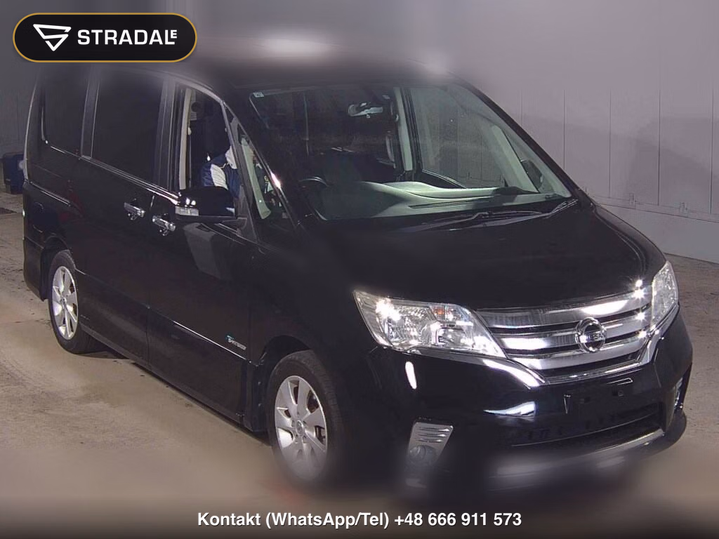 NISSAN SERENA 5D HIGHWAY STAR S-HYBRID 2013, aukcja z Japonii, zdjęcie 1