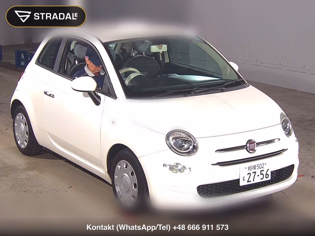 FIAT 500 1.2 POP 2016, aukcja z Japonii, zdjęcie 1