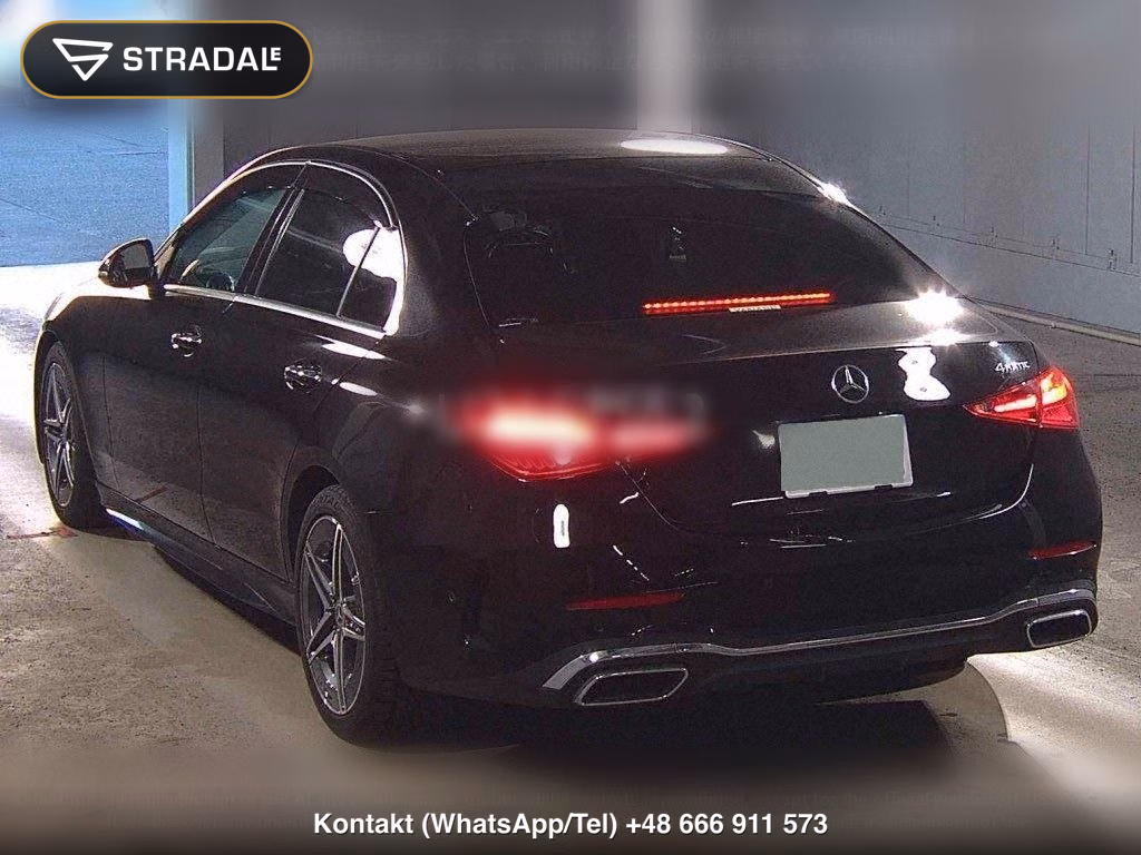 MERCEDES BENZ C-CLASS 4D 4WD C200 4MATIC AVANTGARDE AMG LINE, miniaturka 3