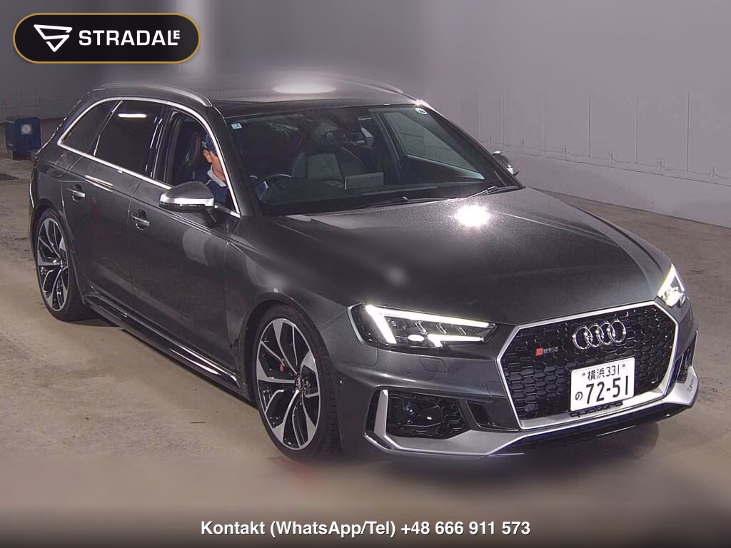 AUDI RS4 AVANT 4WD BASE GRADE 2019, aukcja z Japonii, zdjęcie 1