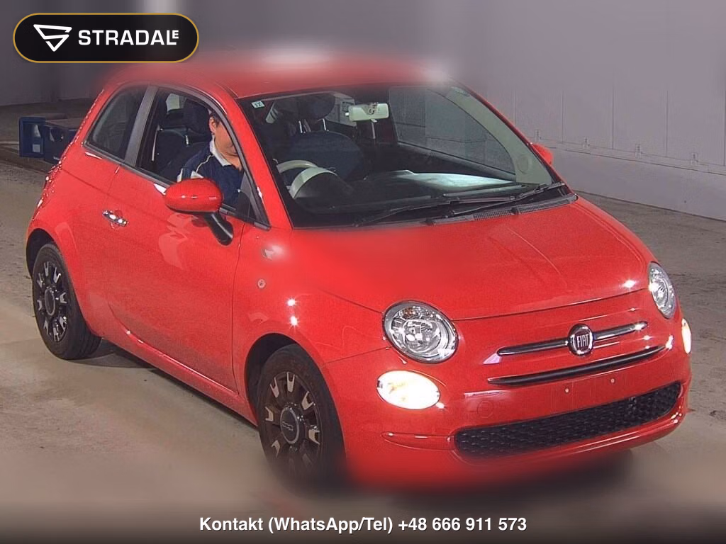 FIAT 500 1.2 CULT 2021, aukcja z Japonii, zdjęcie 1