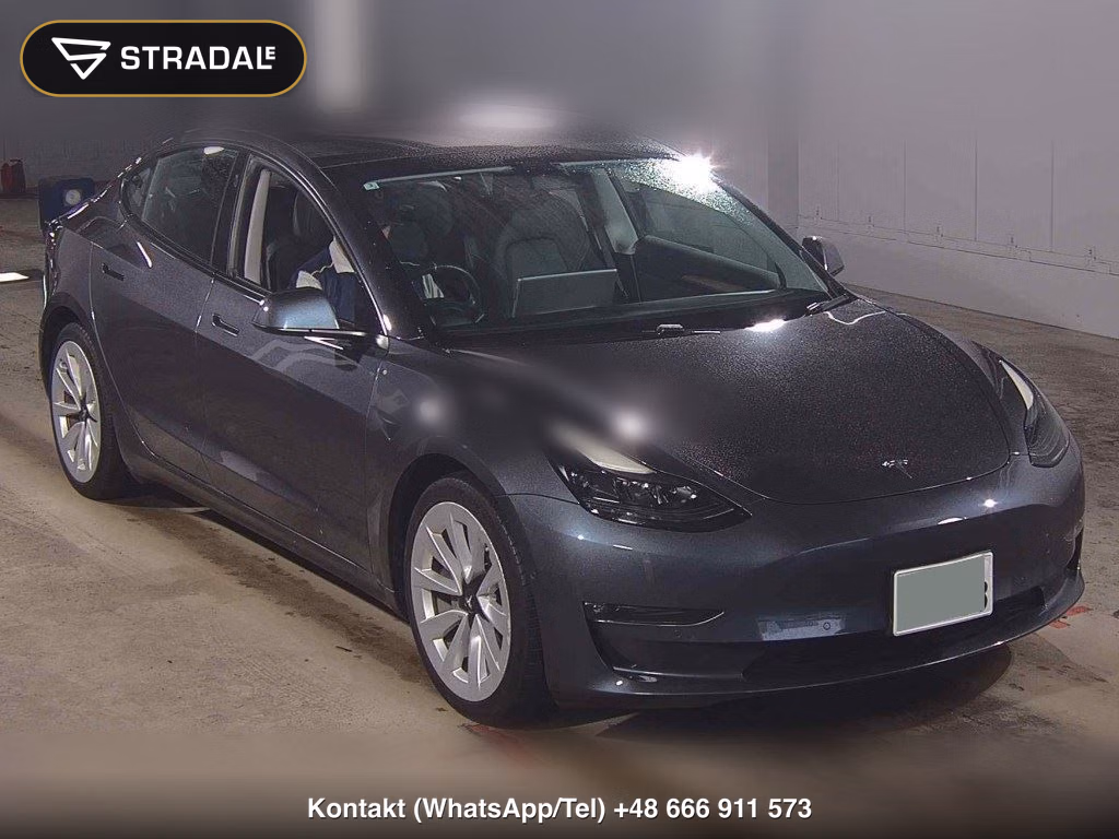 TESLA MODEL 3 4WD LONG RANGE 2022, aukcja z Japonii, zdjęcie 1