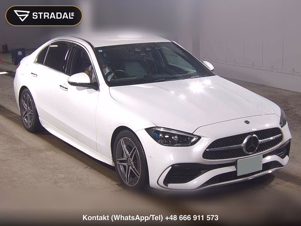 MERCEDES BENZ C-CLASS 4D C220D AVANTGARDE AMG LINE 2022, aukcja z Japonii, zdjęcie 1