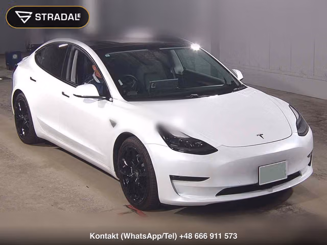 TESLA MODEL 3 4WD LONG RANGE 2021, samochód z aukcji Japonii
