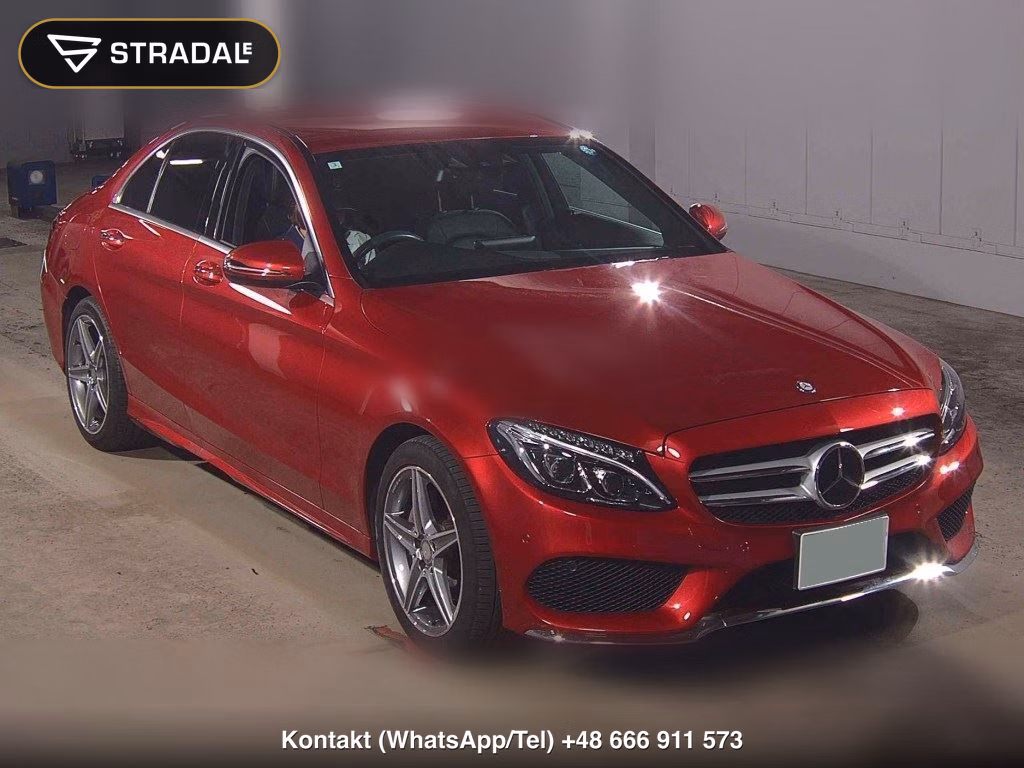 MERCEDES BENZ C-CLASS 4D C200 AVANTGARDE AMG LINE 2016, aukcja z Japonii, zdjęcie 1