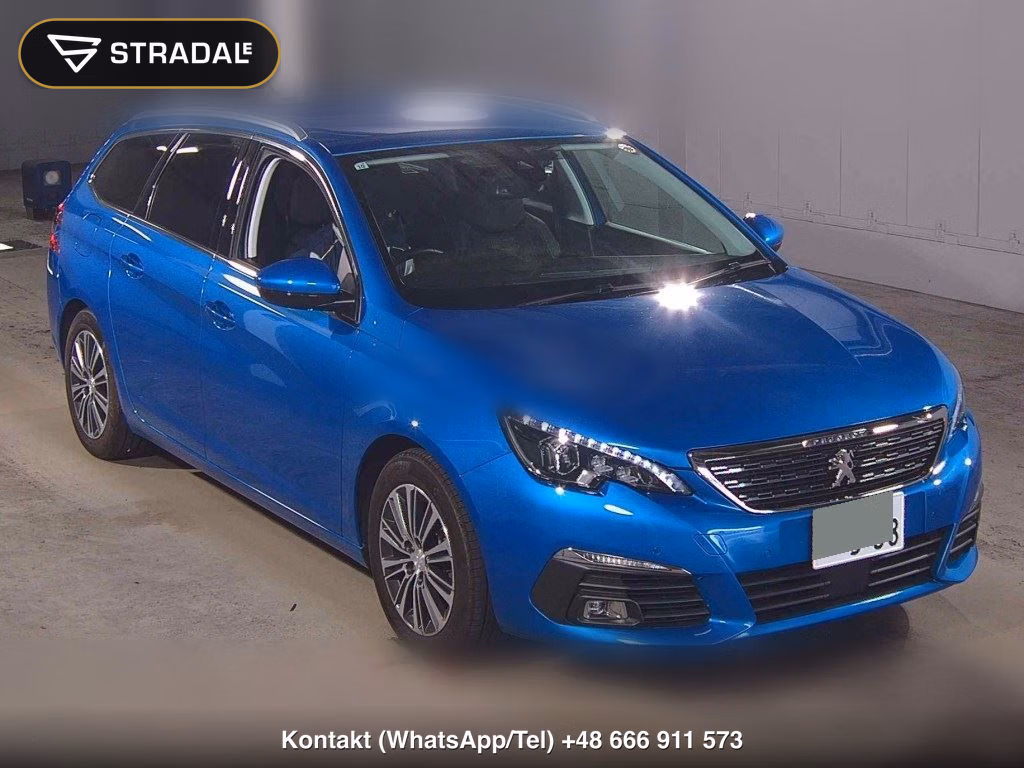 PEUGEOT 308 WG SW ALLURE BLUE HDI 2021, aukcja z Japonii, zdjęcie 1