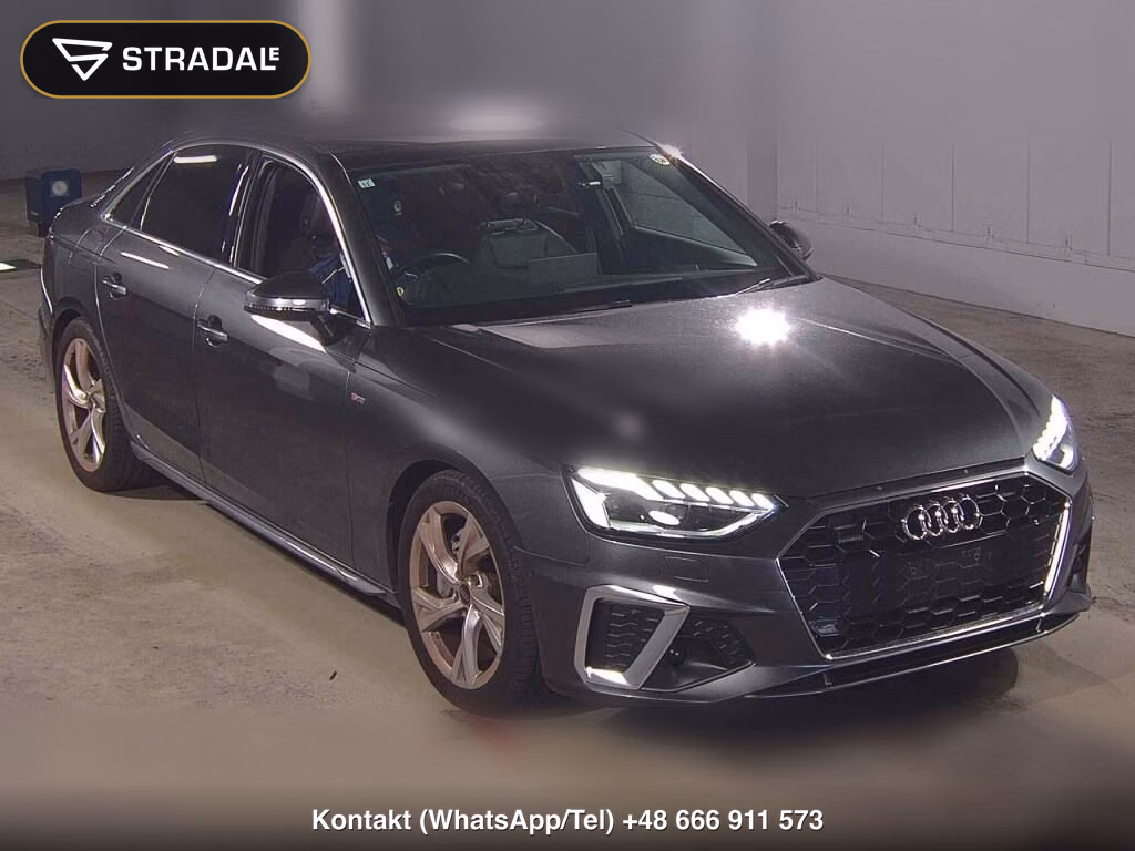 AUDI A4 4WD 40TDI QUATTRO S LINE 2021, aukcja z Japonii, zdjęcie 1