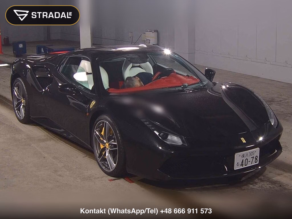 FERRARI 488 SPIDER BASE GRADE 2017, aukcja z Japonii, zdjęcie 1