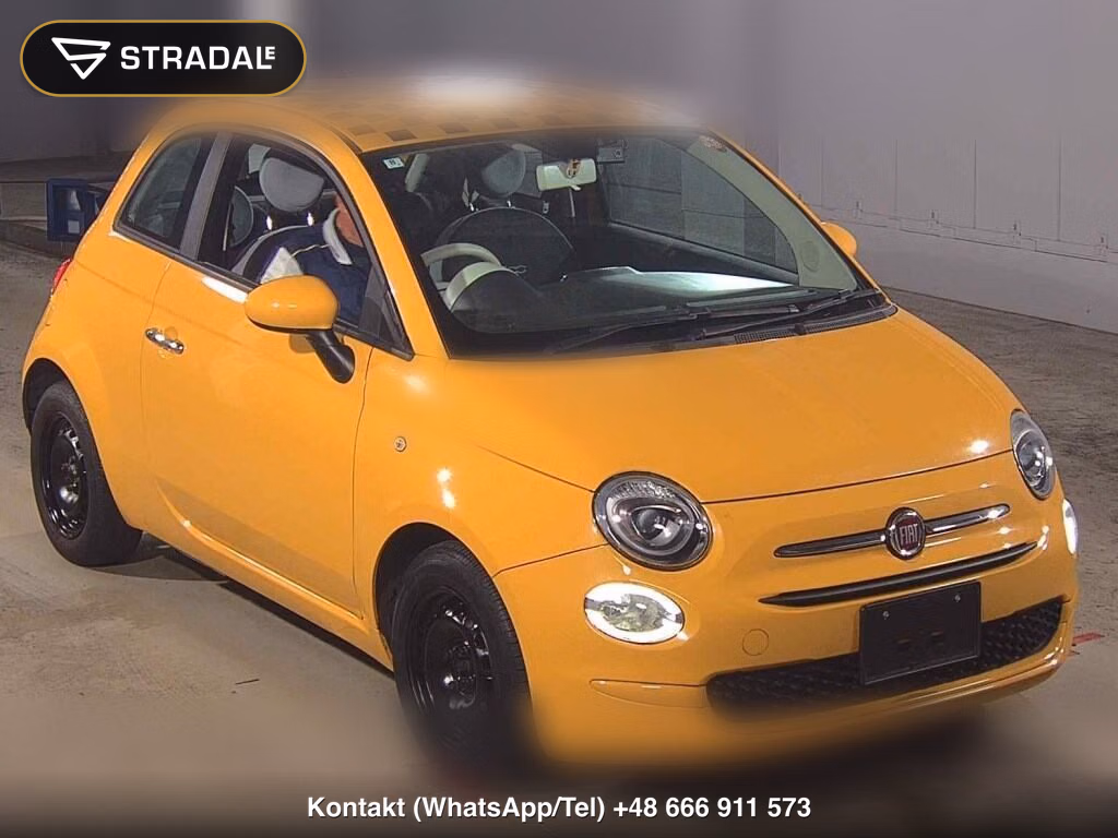 FIAT 500 1.2 POP 2016, aukcja z Japonii, zdjęcie 1