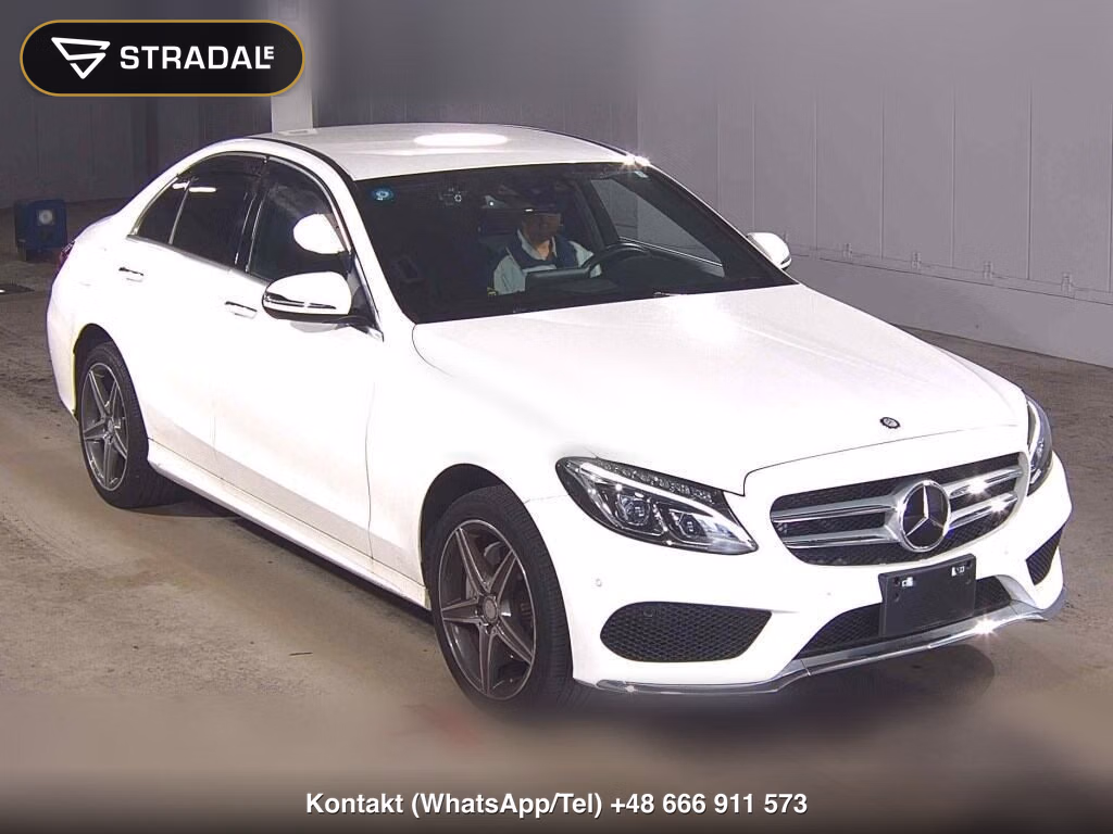 MERCEDES BENZ C-CLASS 4D C200 SPORTS EDITION 2015, aukcja z Japonii, zdjęcie 1