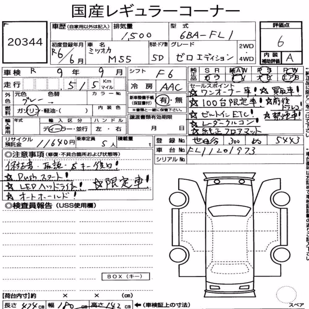 Notka aukcyjna: MITSUOKA M55 ZERO EDITION
