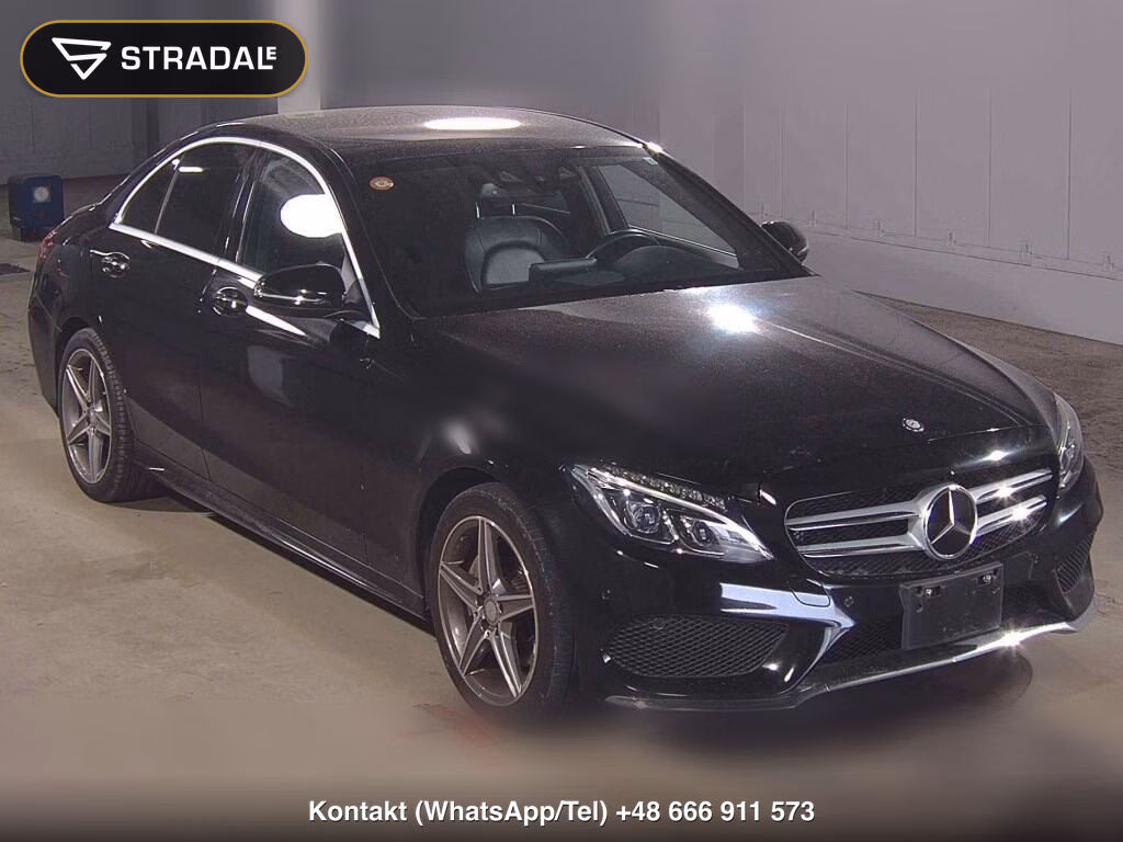MERCEDES BENZ C-CLASS 4D C200 SPORTS EDITION (LEATHER VERSION) 2015, aukcja z Japonii, zdjęcie 1