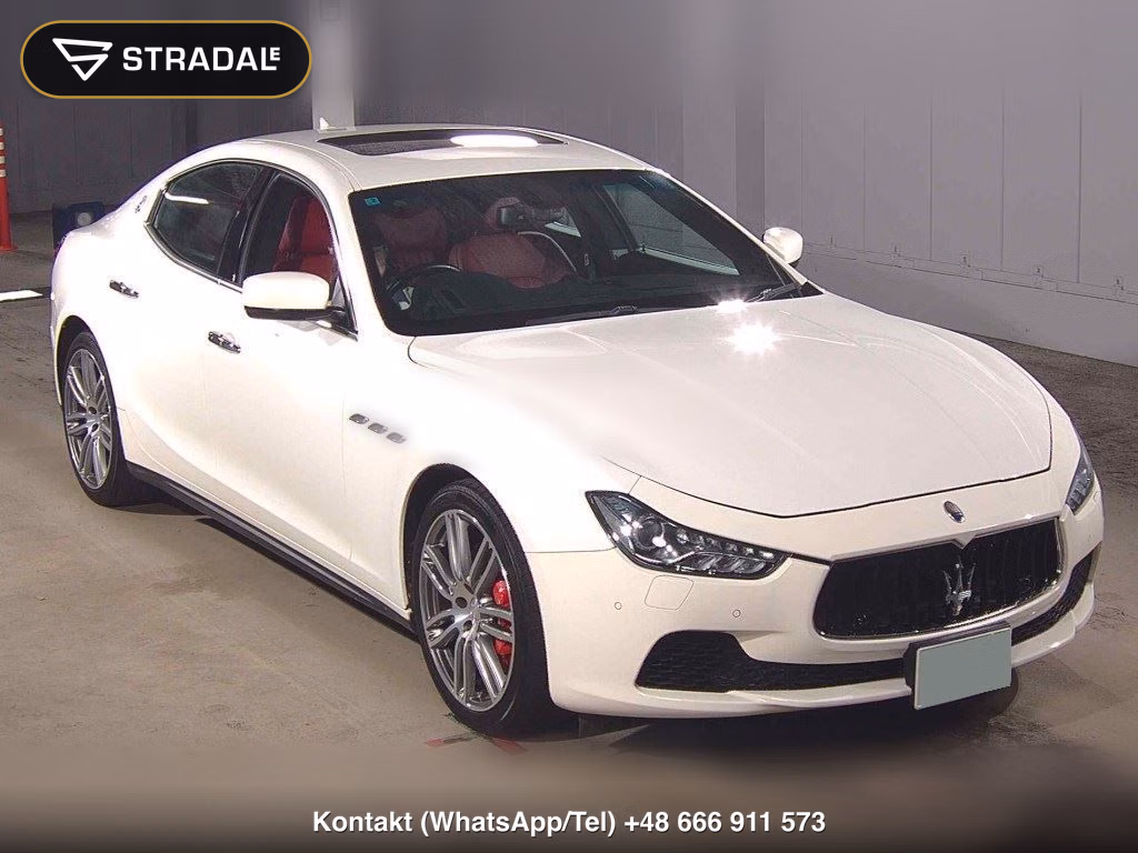 MASERATI GHIBLI 4D S 2015, aukcja z Japonii, zdjęcie 1